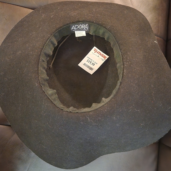 Black, floppy, Fall hat, - Picture 3 of 5